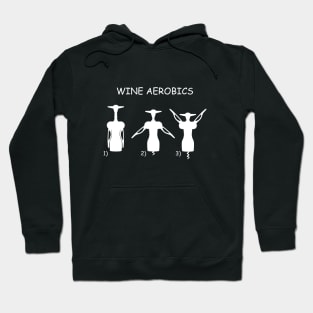 Wine Aerobics Dark Hoodie